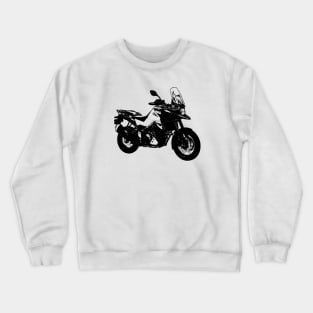 V Strom 1050XT Bike Sketch Art Crewneck Sweatshirt